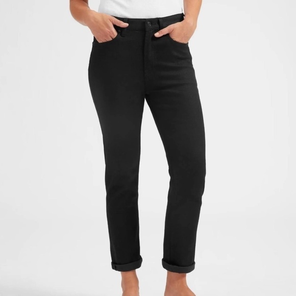 Everlane Black Modern Boyfriend Jeans Size 25 - Picture 1 of 10